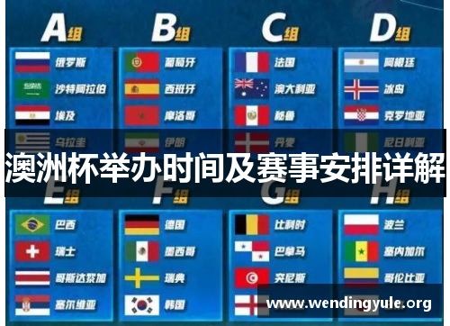 澳洲杯举办时间及赛事安排详解